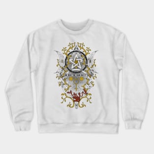 Triple Moon Goddess Knotwork Design Crewneck Sweatshirt